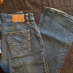 Rock & Roll Men's Straight Jeans - Blue